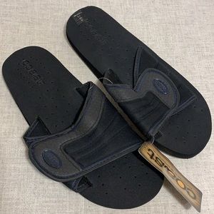 COAST Men’s slip on Velcro Strap flip flops